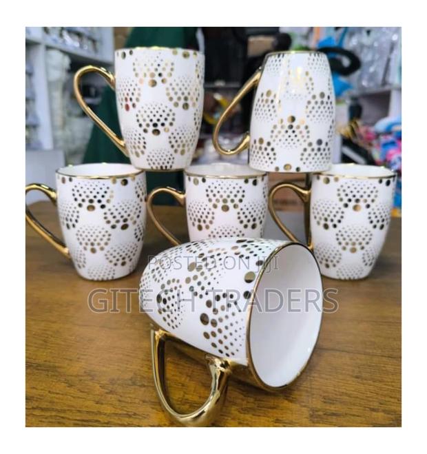 Brand New 6pcs Gold Cups