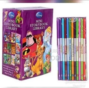 Disney Mini Story Book Library for Kids Set of 12