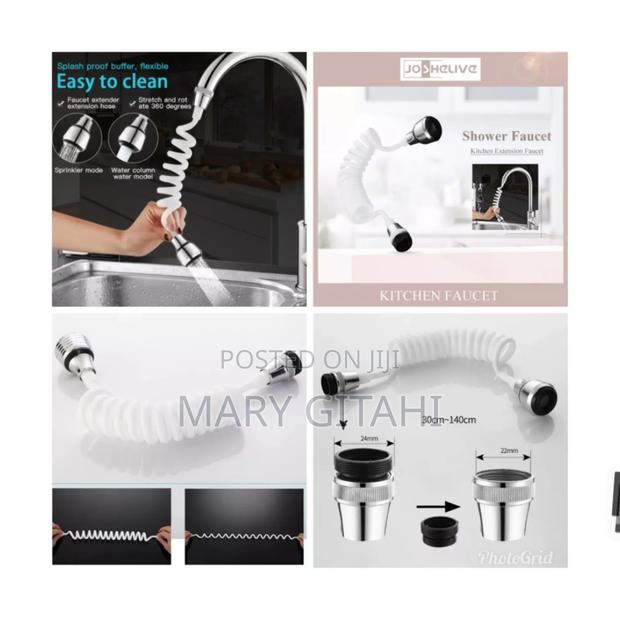 *360 Degrees Kitchen Faucet Extender Available in White*