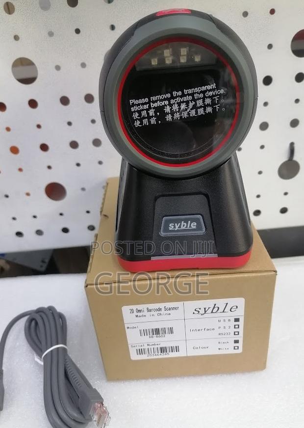 XB-8602H Classic 2D Barcode Scanner Table Mount