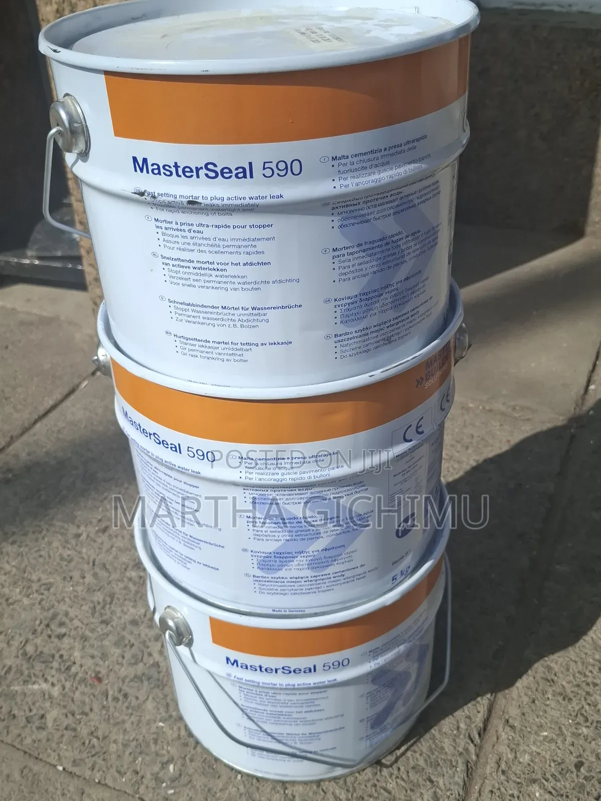 Masterseal 590/Concrete Tank Water Plug