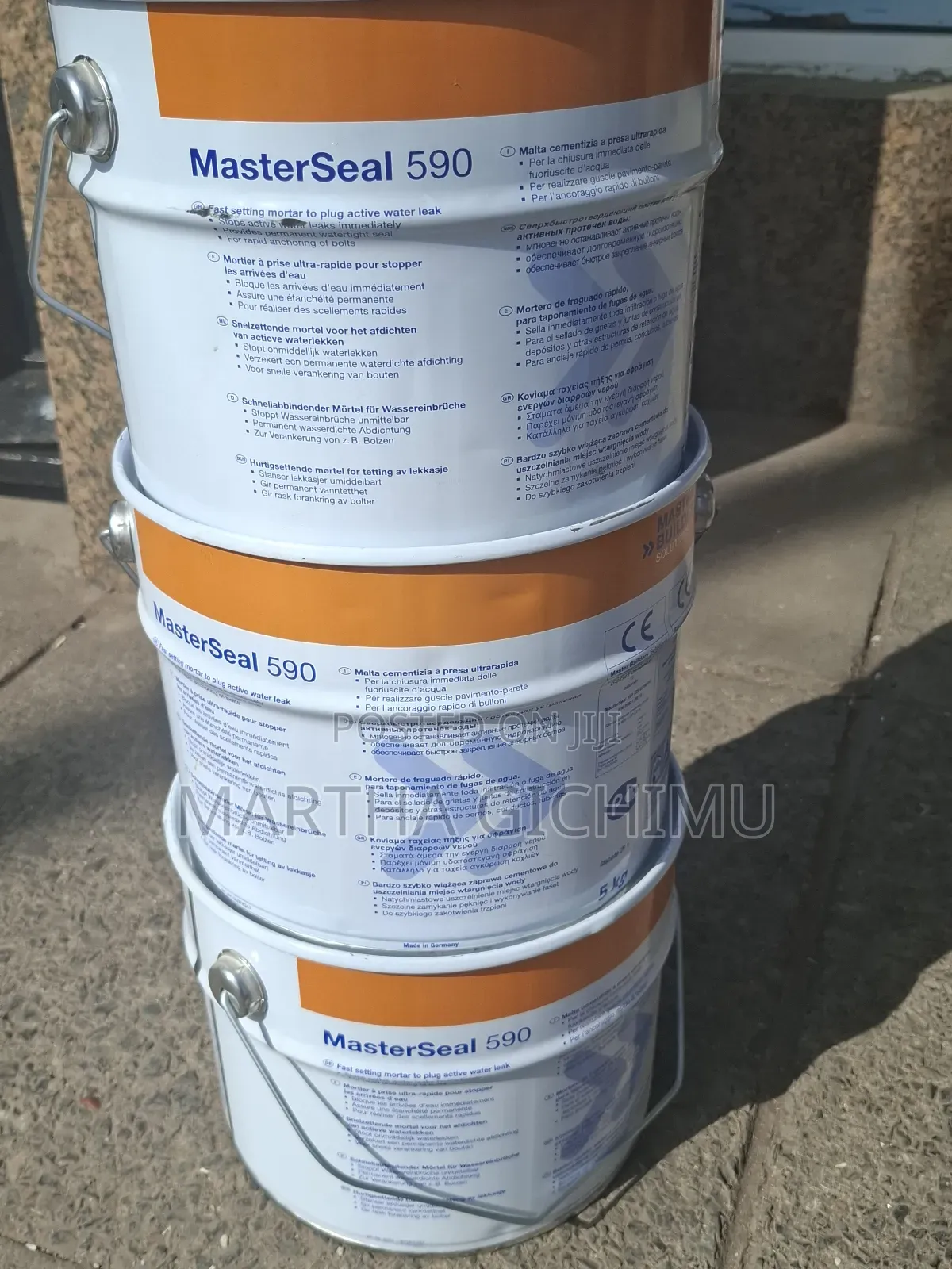 Masterseal 590/Concrete Tank Water Plug