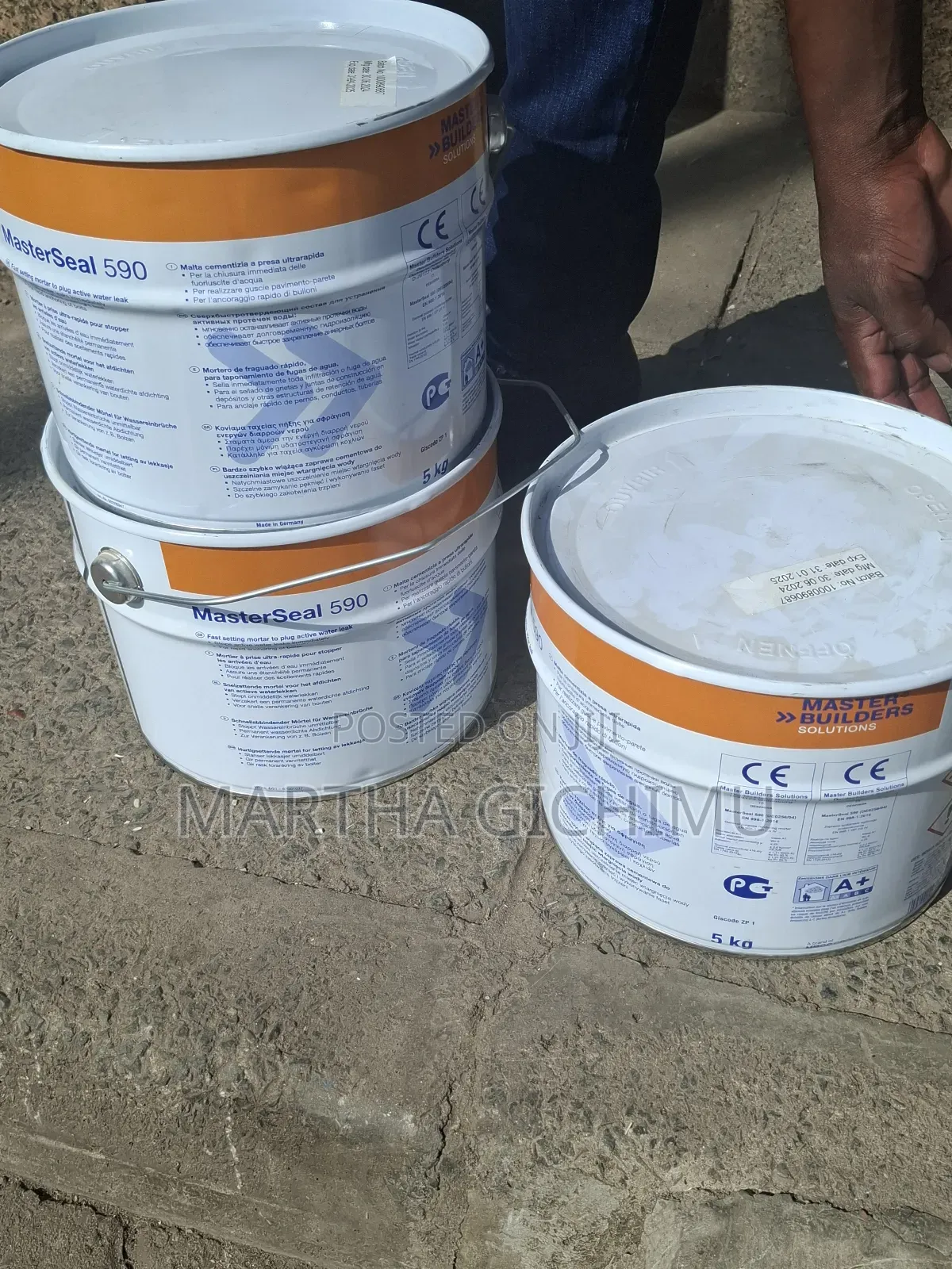 Masterseal 590 Waterplug Supplier