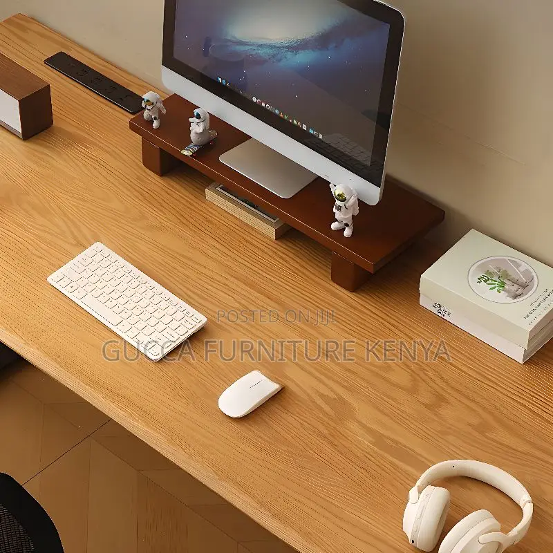 Office Tables:120cm Minimalist Oak Computer Standing Desk