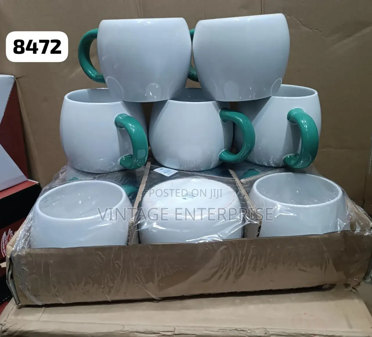 Ceramic Pot Mug 6pcs