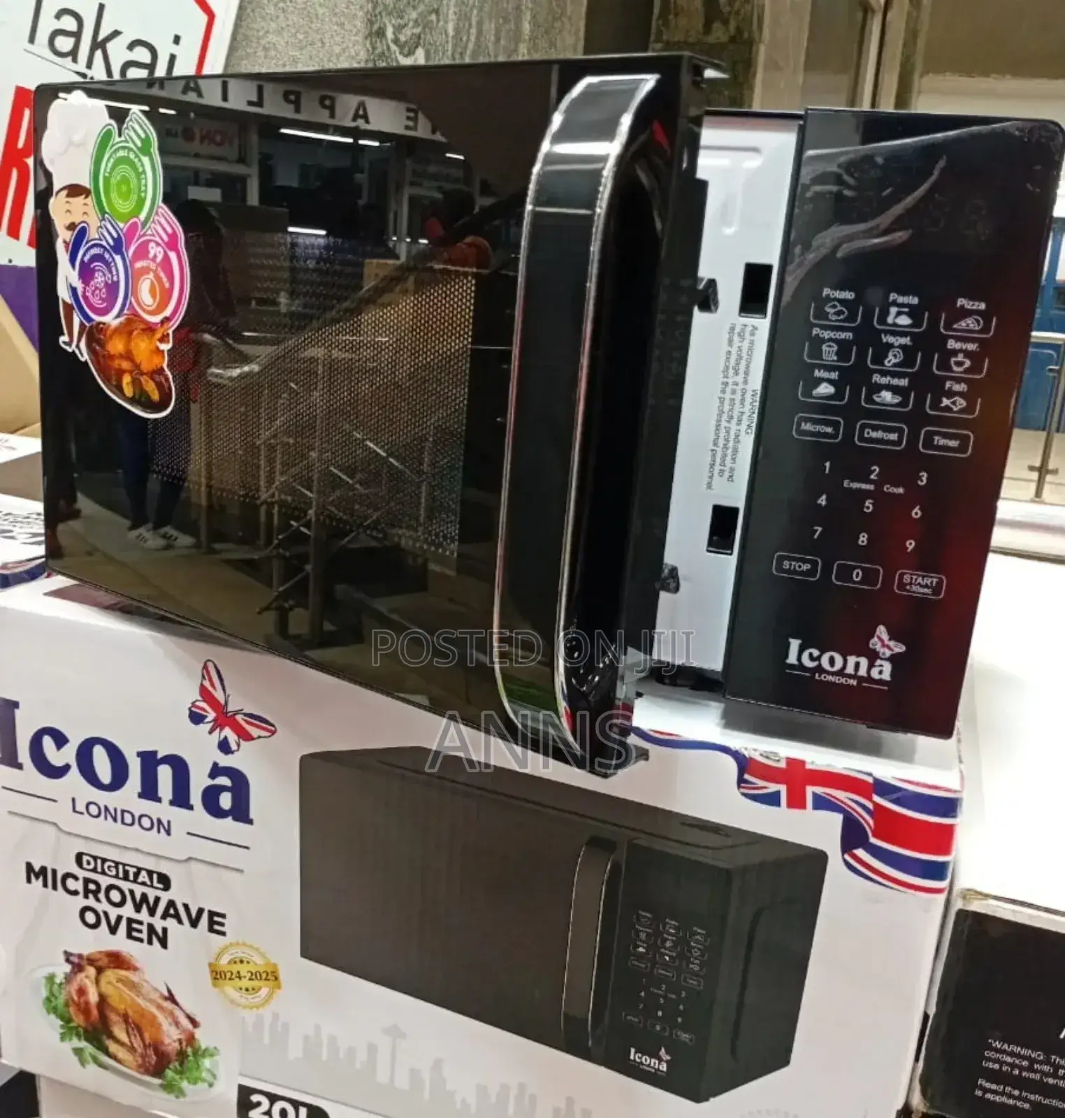 Icona 20L With Door Handle Digital Microwave