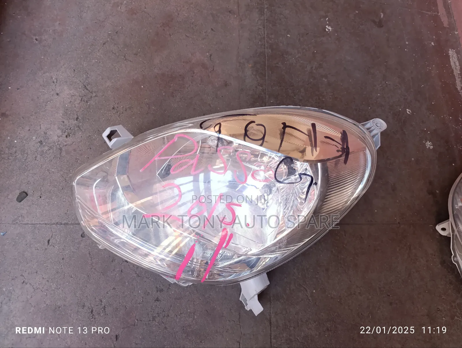Passo 2015 Head Light Zenon 