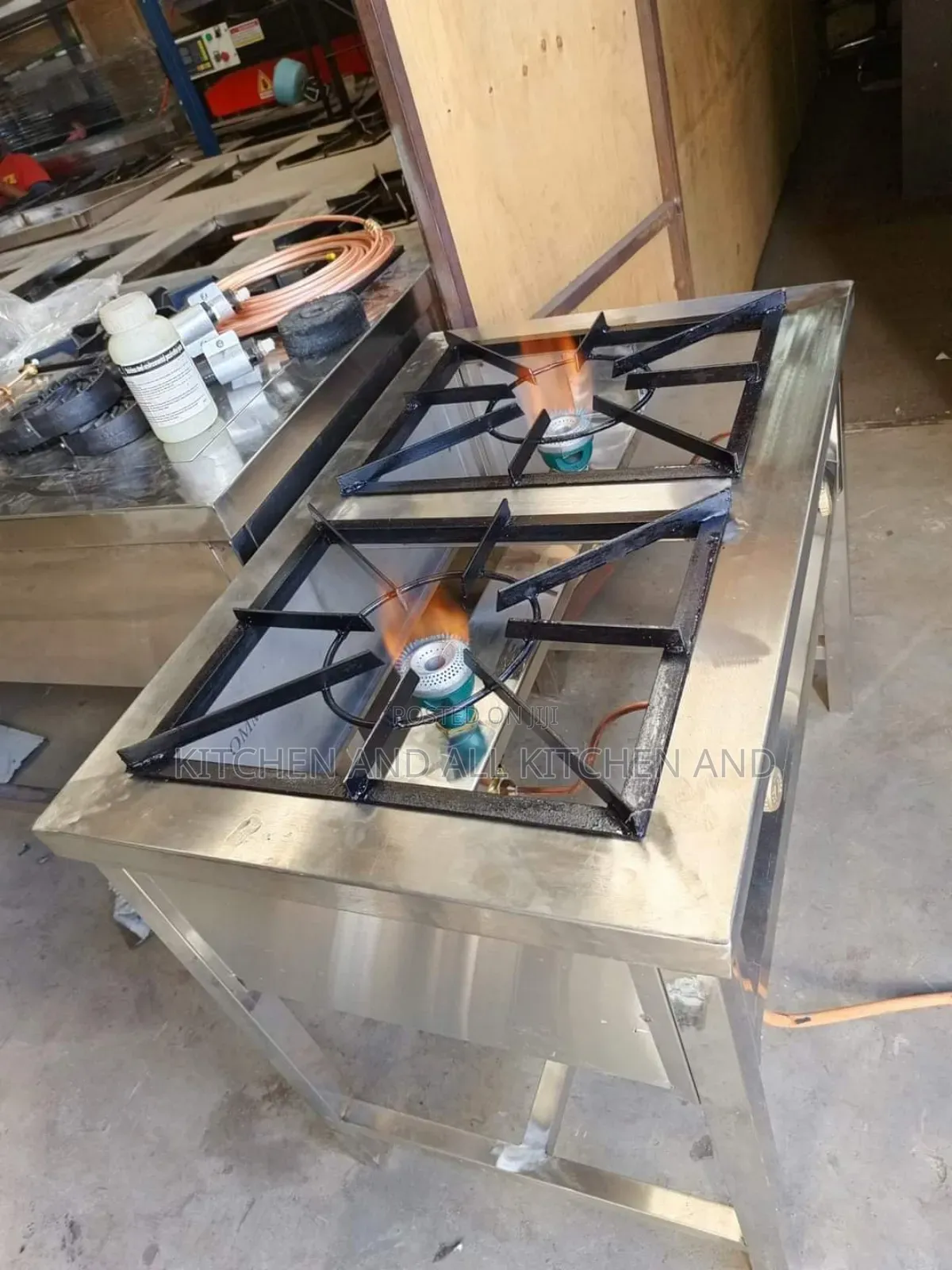 Gas Stove With High Pressure Burners
