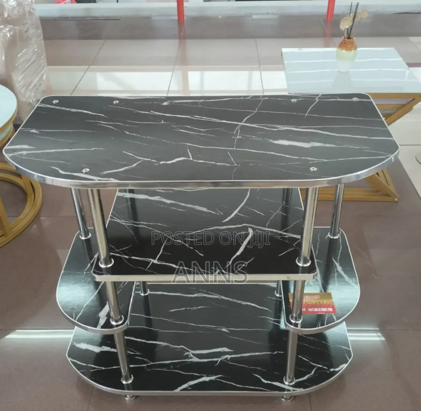 Grey Executive Wood Television Stand