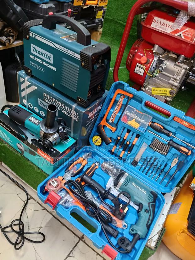 Angle Grinder /Makita Welding/Corded Drill Set - main view
