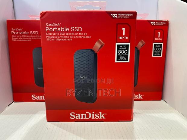 Sandisk E30 Portable External SSD 1tb - main view