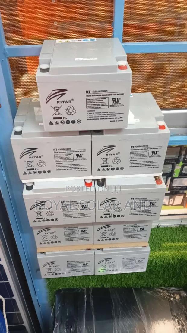 50ah 12v Ritar Battery - main view