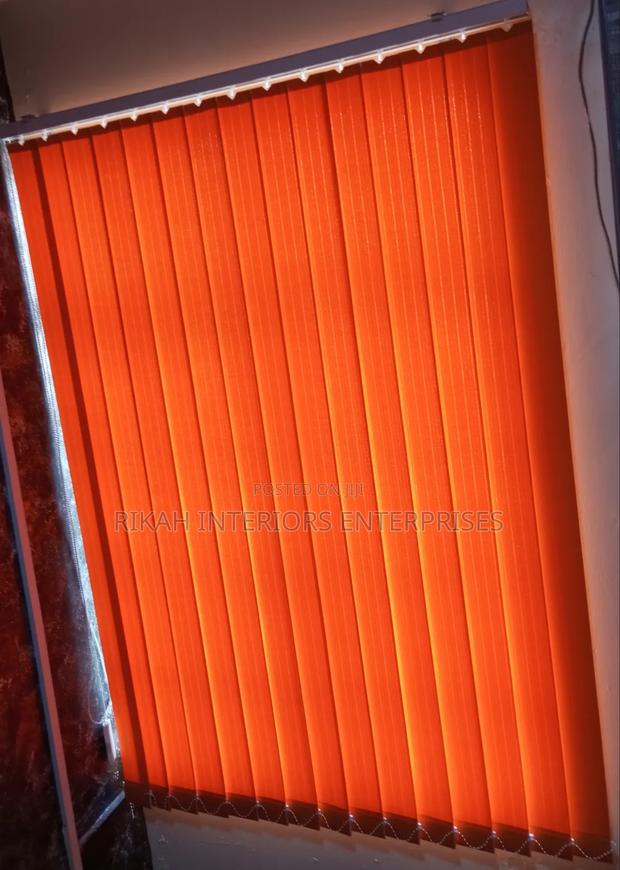Orange Vertical Blinds - main view