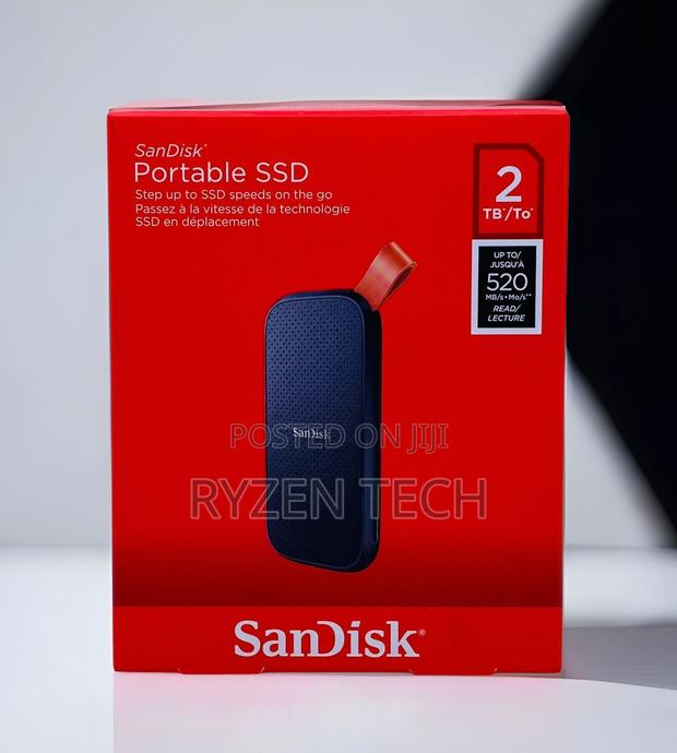 Sandisk E30 Portable External SSD 2tb - main view