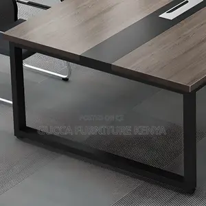 Boardroom Tables:Simplistic Rectangle Lumber Boardroom Table