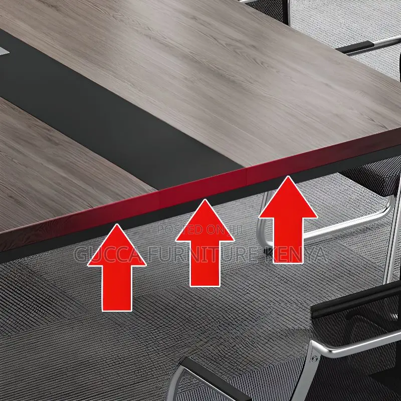 Boardroom Tables:Simplistic Rectangle Lumber Boardroom Table
