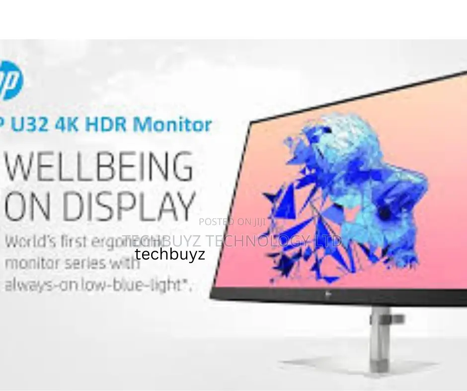 HP U32 31.5" HDR Monitor, Height/Tilt/Swivel/ Adjustable