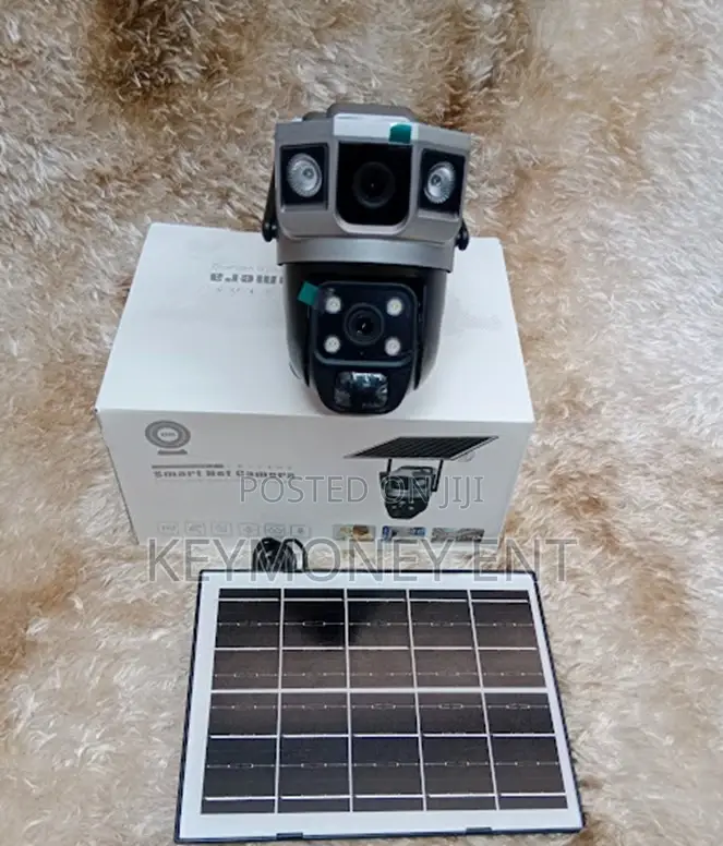 Waterproof V380 4g Simcard Dual Lens PTZ Camera Solar PTZ