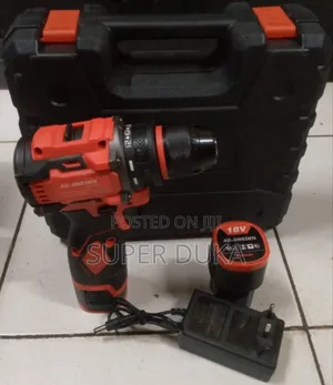 Brushless Ad Sweden Cordless Drill Set.Two 18v Batteries