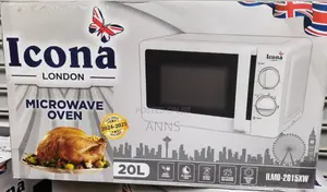 Icona White 20L Microwave Oven With Handle for Door