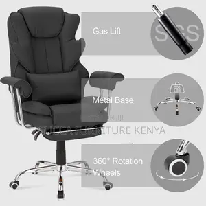 Office Chairs:Executive PU Leather Officechair With Headrest