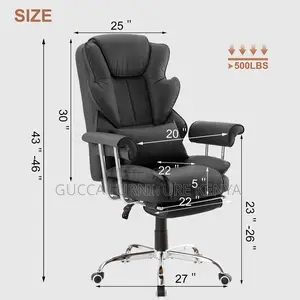 Office Chairs:Executive PU Leather Officechair With Headrest