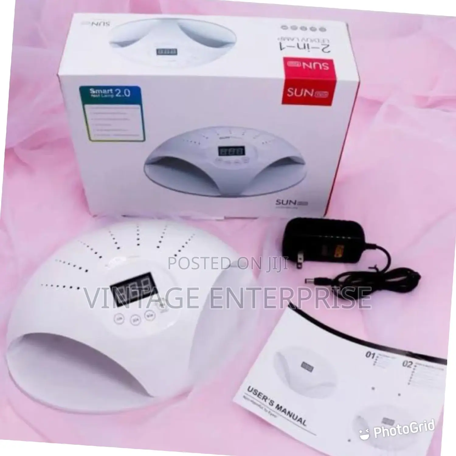 Double UV Light Lamp