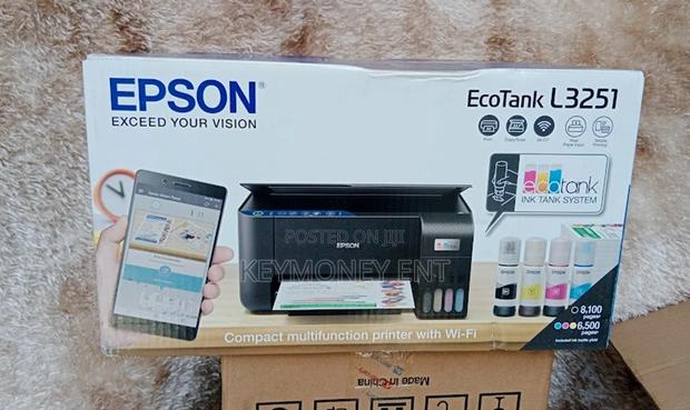 Ink Tank Epson Wifi Enabled Colored A4 Printer Epson L3250