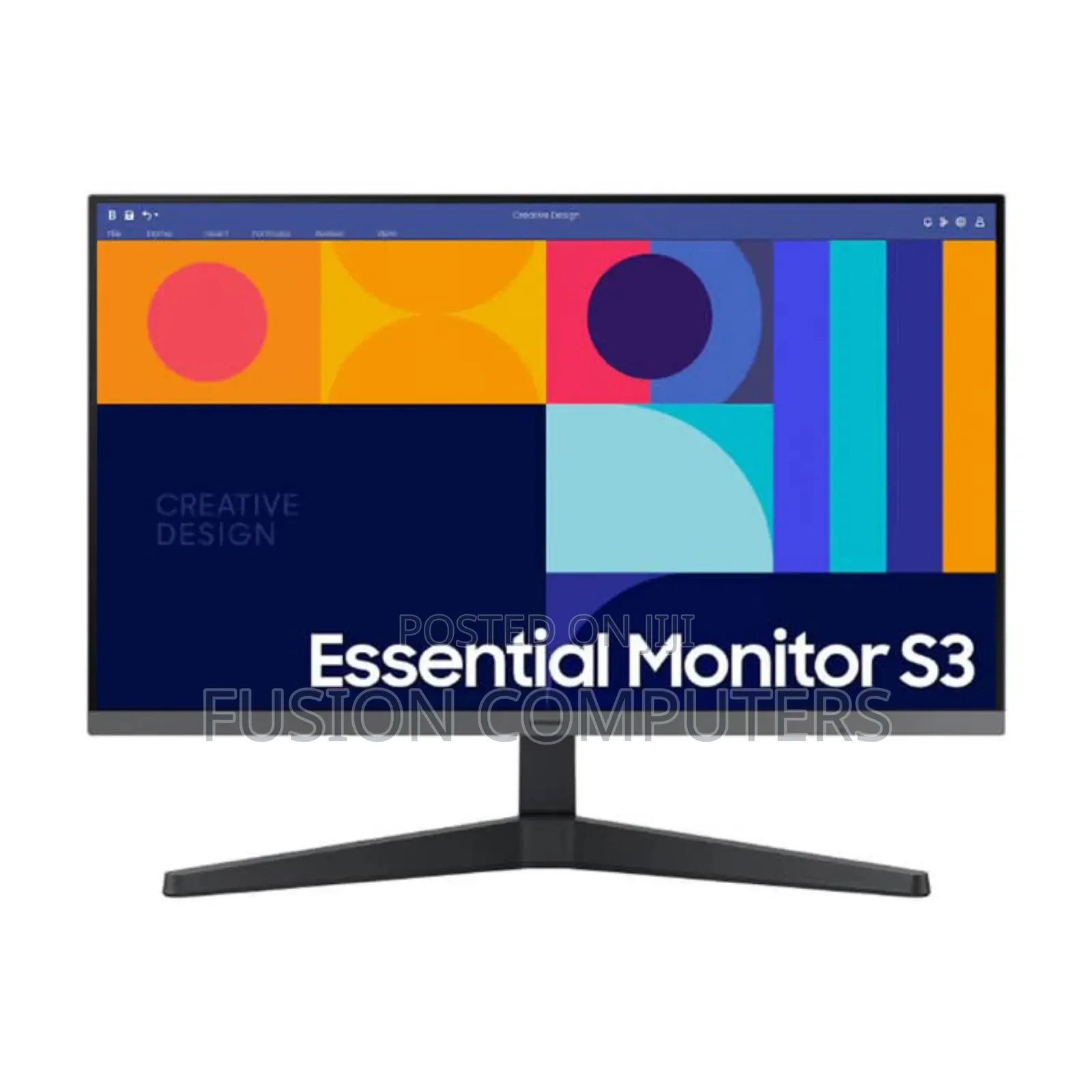 Samsung 27" Monitor S27c310eam FHD Ips HDMI VGA