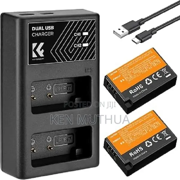 K F Lp E17 Batteries + Charger Kf28-0014