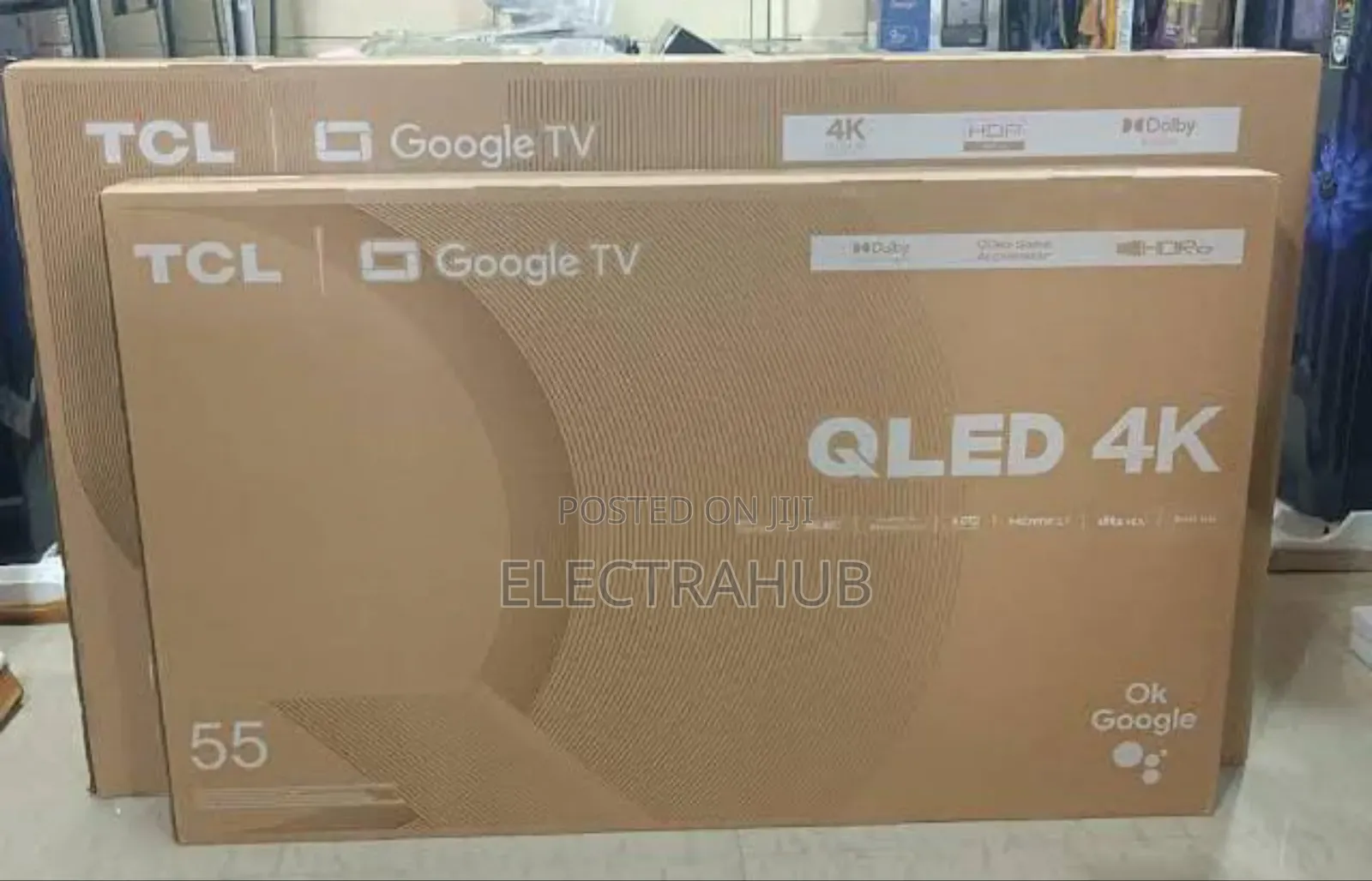 TCL 55" 55c645 Smart Qled Google Tv Brand New Sealed