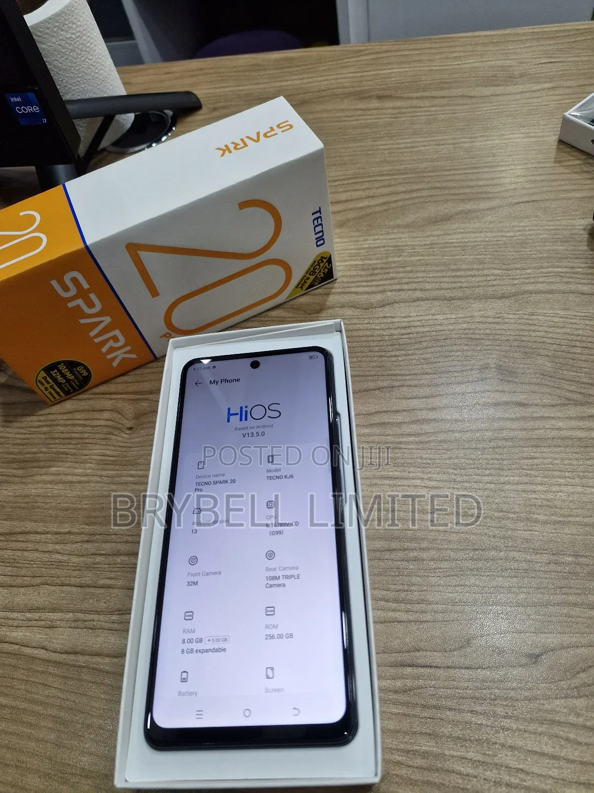 Tecno Spark 20 Pro 256 GB Black