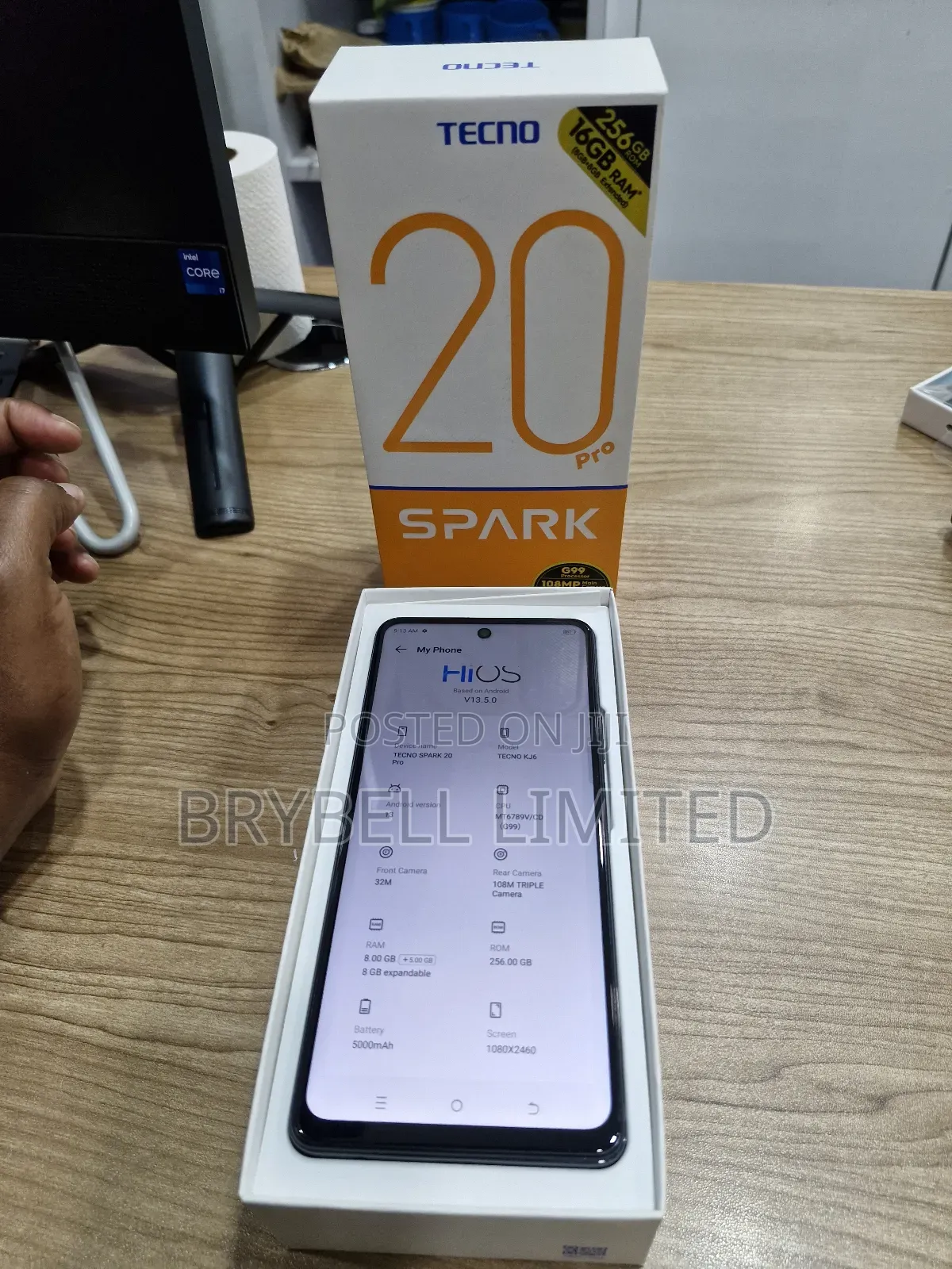 Tecno Spark 20 Pro 256 GB Black
