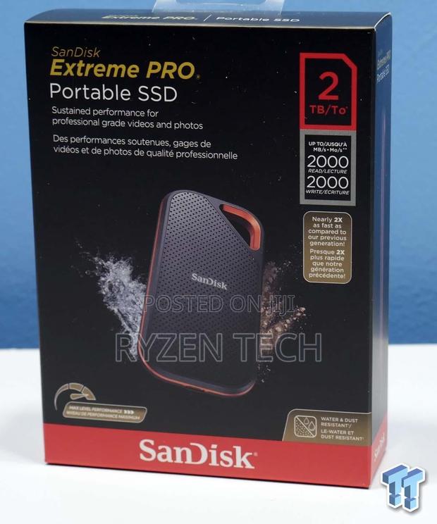 Sandisk E81 Extreme Pro Portable External SSD V2 2tb - main view