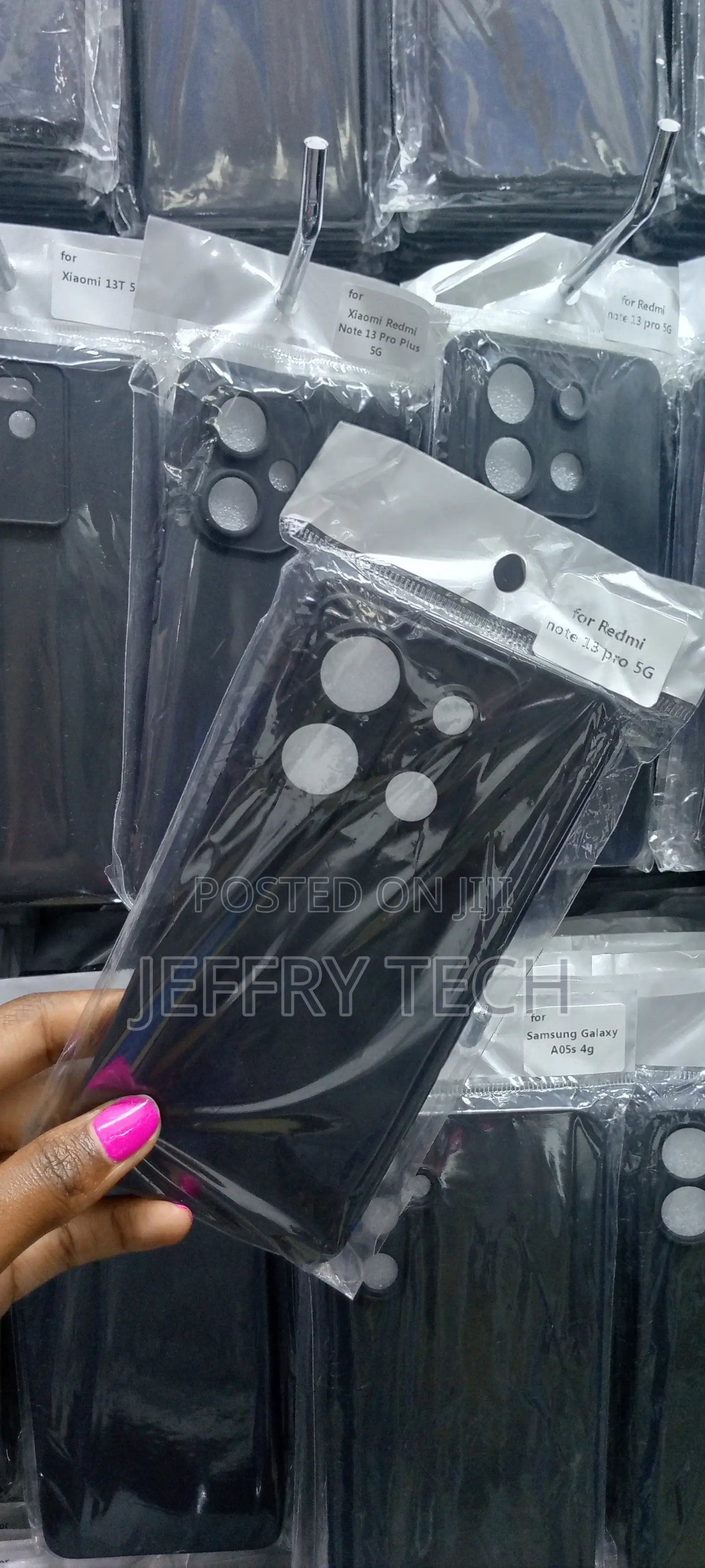 Redmi Note 13 Pro Back Cover Soft Silicone Shockproof