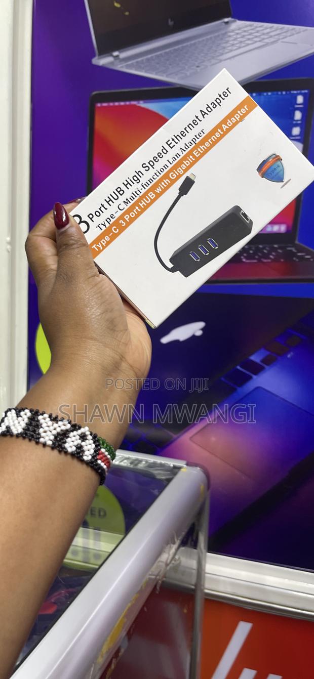 Type C to Ethernet,3 Usb Ports 3.0 - main view