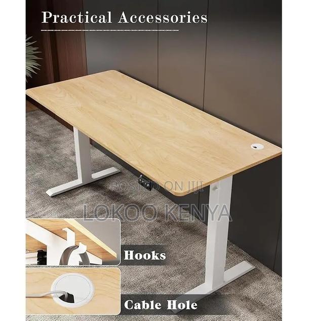 Office Desk: Motorized Standing Height Adjustment Desk - thumbnail 3