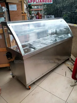 Ss Modern Food Warmer Display With Glass