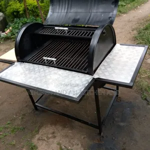 Outdoor BBQ Grill Jiko With Worktop