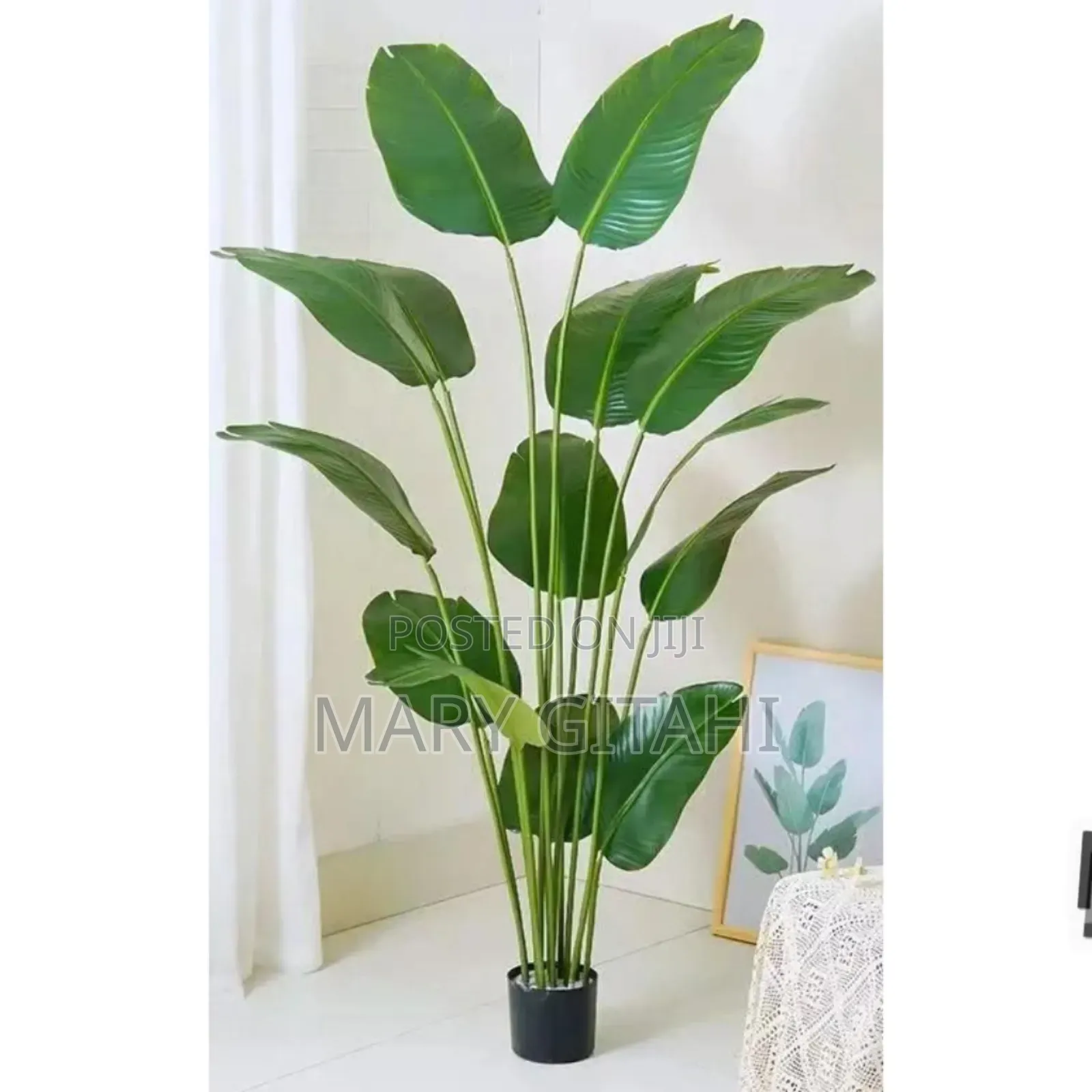 Nordic High Quality Potted Artificial Green Tree5ft