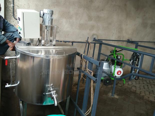 Milk Boiler /Pasteurizer Machine 500ltrs - thumbnail 4
