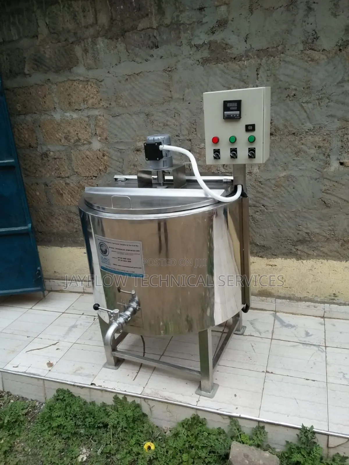 Milk Boiler /Pasteurizer Machine 500ltrs