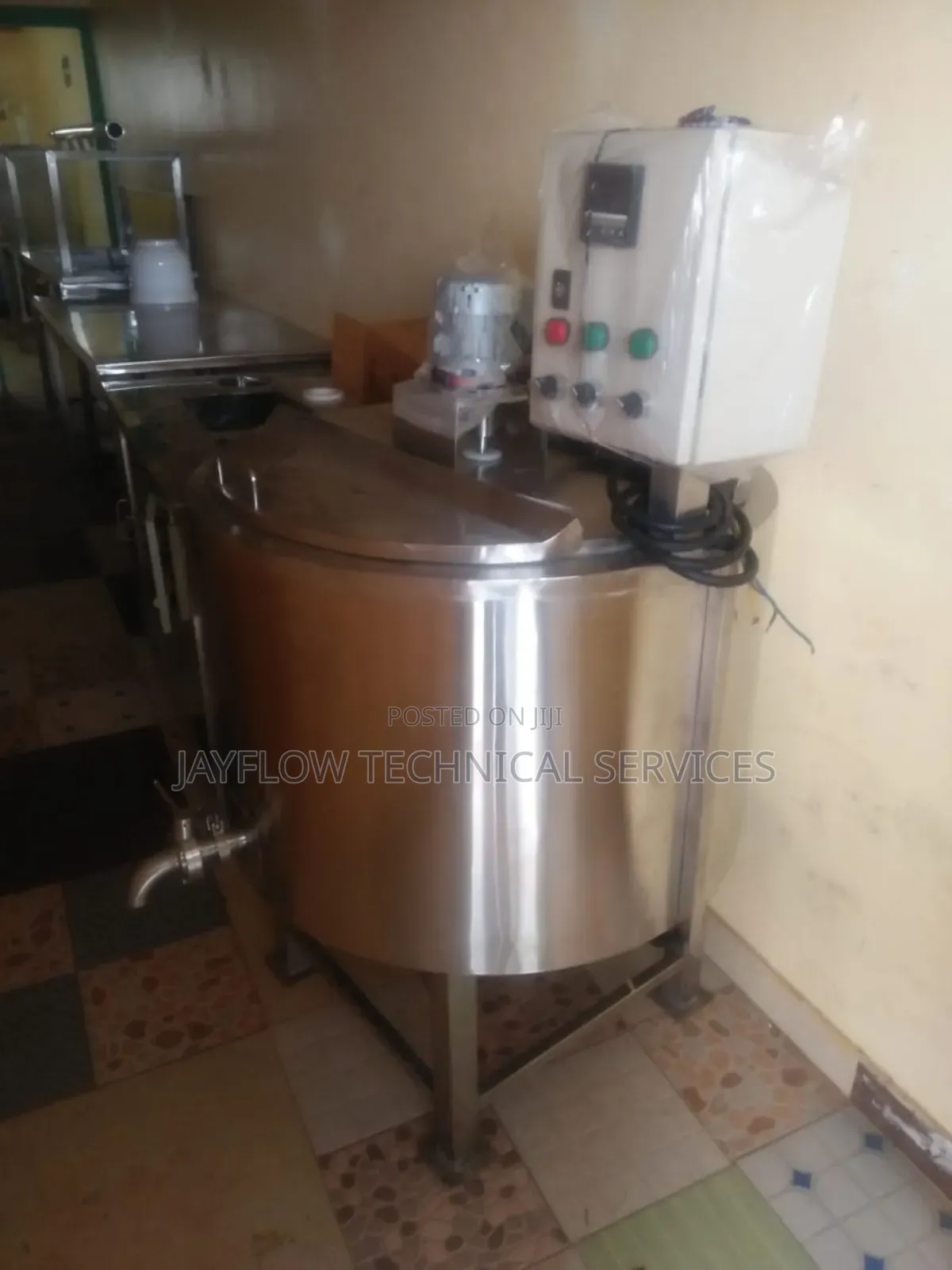 Milk Boiler /Pasteurizer Machine 500ltrs