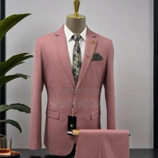 Beage Suit Double Slit - thumbnail 2