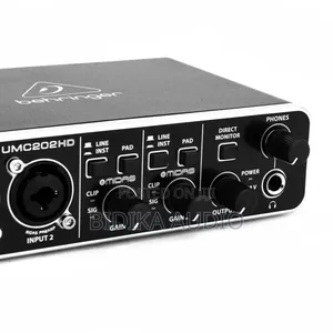 New U-Phoria Umc202hd Soundcard