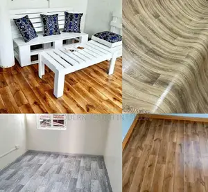 Easy-to-Clean Vinyl Mkeka Wa Mbao
