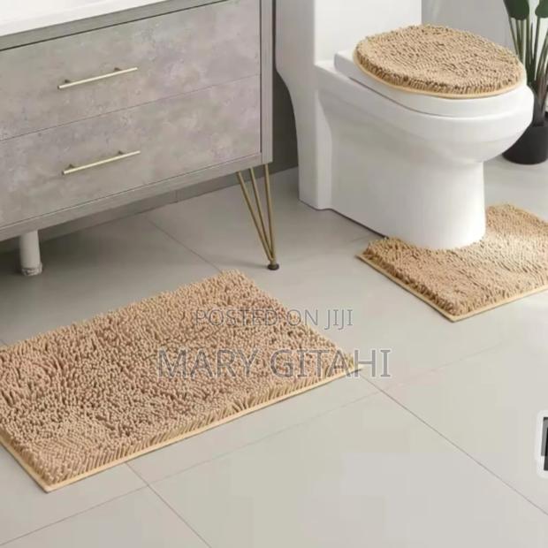*3 in 1 Fluffy Toilet Mats at