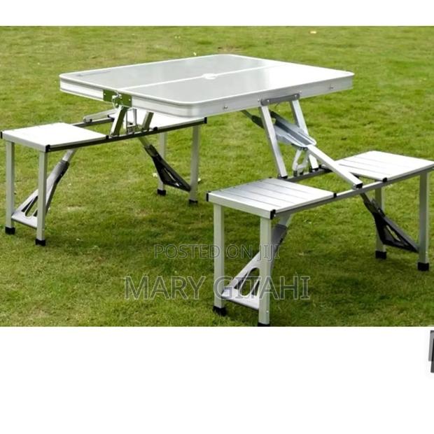 Table , Chairs Suitable in Camping and Home Outdoor - main view