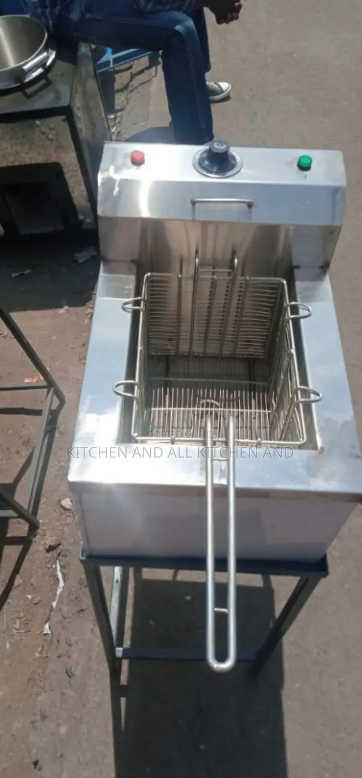 Single Ss Electric Deep Fryer