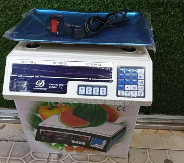 Flat Top Scale 30kg . Digital Weighing Scale